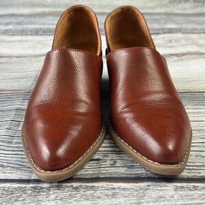 Universal Thread Bootie Block Heel Shoes Brown Women’s Size 7.5